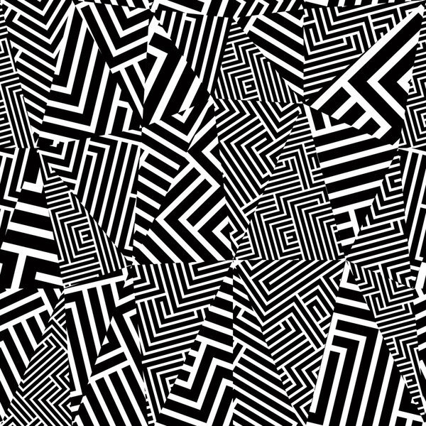 Geometric optical seamless pattern.