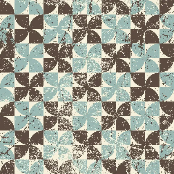 Azulejos geométricos patrón sin costura . — Vector de stock