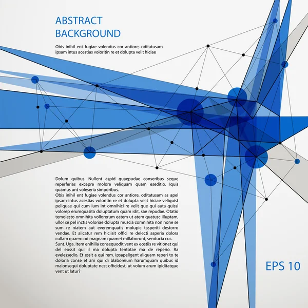 Astratto sfondo blu 3 . — Vettoriale Stock