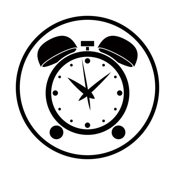 Reloj despertador vector icono. — Vector de stock