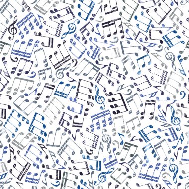 kesintisiz yaşlı nota arka plan.