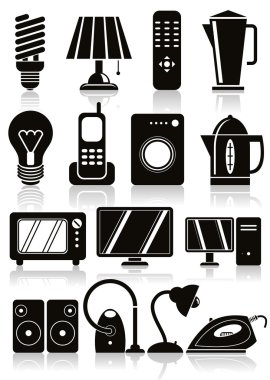 ev aletleri Icons set.