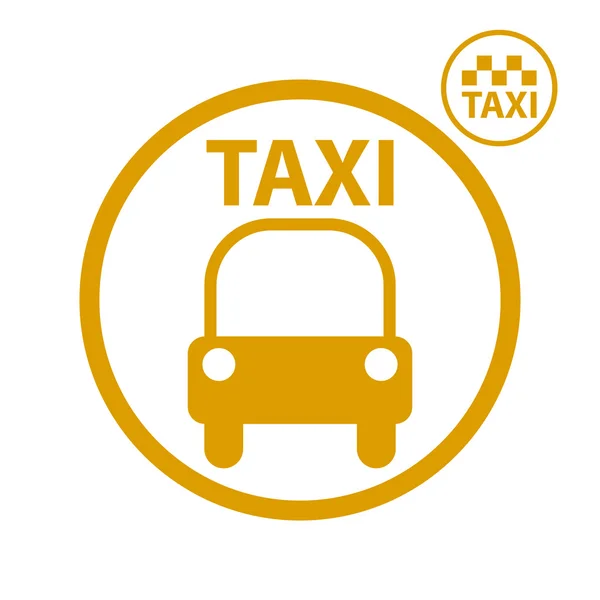 Taxi coche icono. — Archivo Imágenes Vectoriales