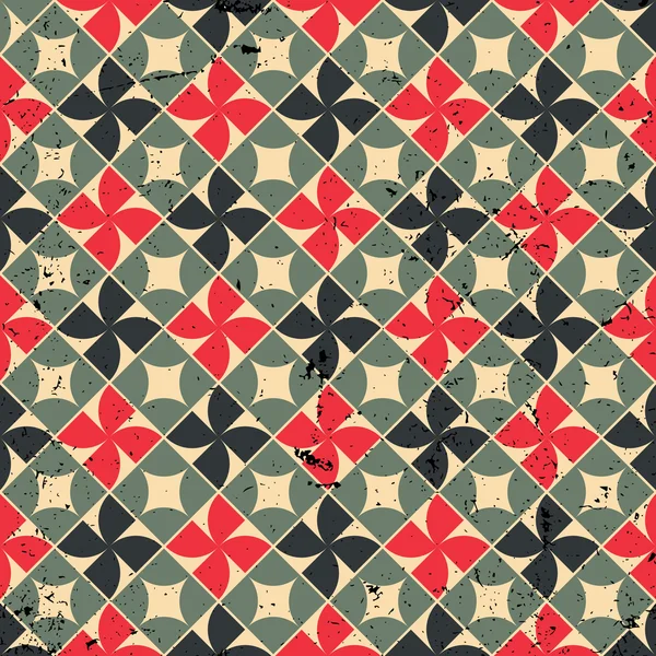 Patrón de mosaico sin costuras con textura gruesa rayada, vector de — Archivo Imágenes Vectoriales