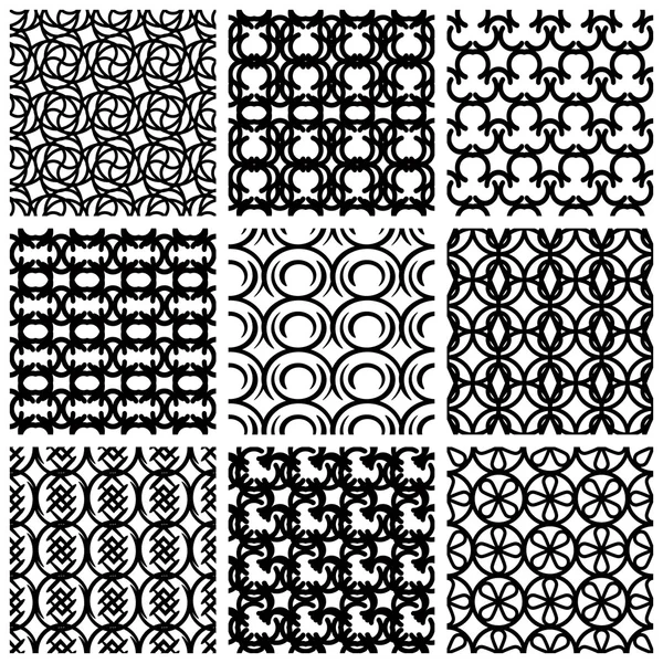 kesintisiz geometrik desenleri kümesi.