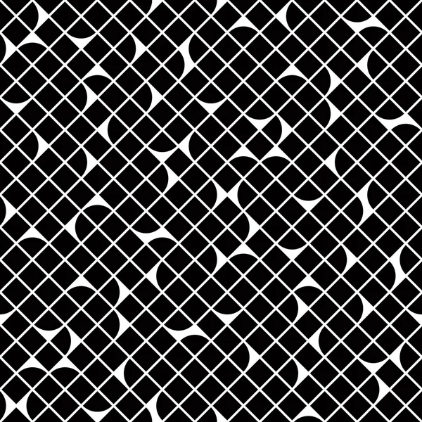 Mosaico abstracto patrón retro sin costuras . — Archivo Imágenes Vectoriales