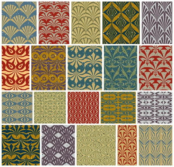 Vintage azulejos patrones sin costura . — Vector de stock