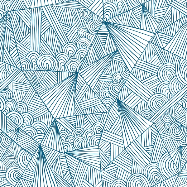 Doddle motif sans couture . — Image vectorielle