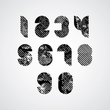 doku dijital modern stil numaralarını noktalı çizgiler ile Yazdır.