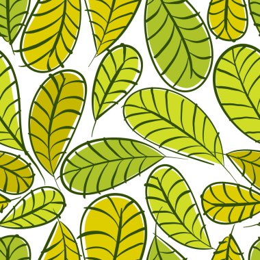 sorunsuz geçmiş, el sorunsuz çiçek desenli, yeşil yaprakları 