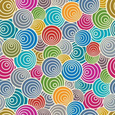 Funky tarzı seamless modeli.