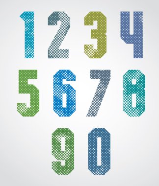 Noktalı Resim yazdırma noktalar dokulu numaraları.