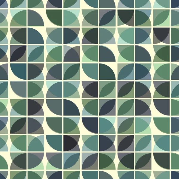 Retro naadloze abstract mozaïek patroon. — Stockvector