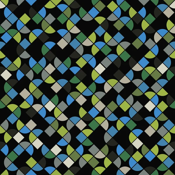 Patrón de mosaico sin costura, diseño de vectores . — Archivo Imágenes Vectoriales