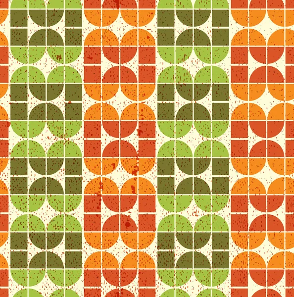 Carreaux colorés abstraits motif sans couture . — Image vectorielle