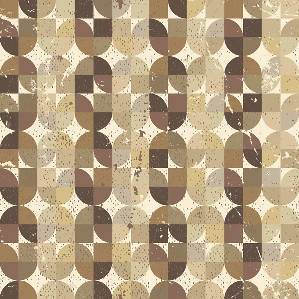 复古纹理实木复合地板无缝背景，矢量模式机智 — 图库矢量图片