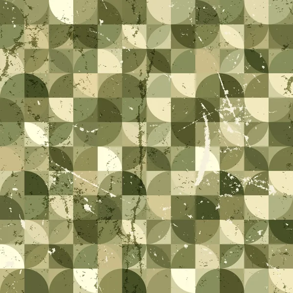 矢量求同的复古风格的无缝的几何瓷砖模式 — 图库矢量图片