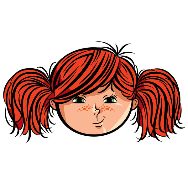 Рыжая баба улыбается
.