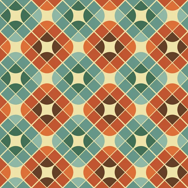 Abstracto azulejos de colores patrón sin costura . — Vector de stock