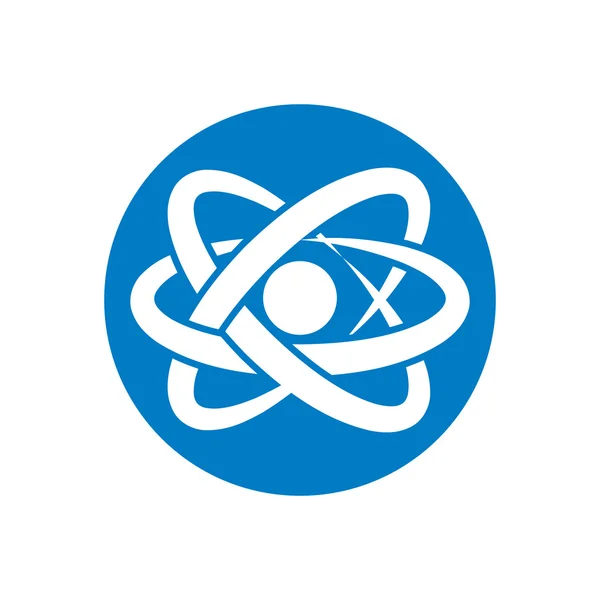 Symbol atomu. wektor. — Wektor stockowy