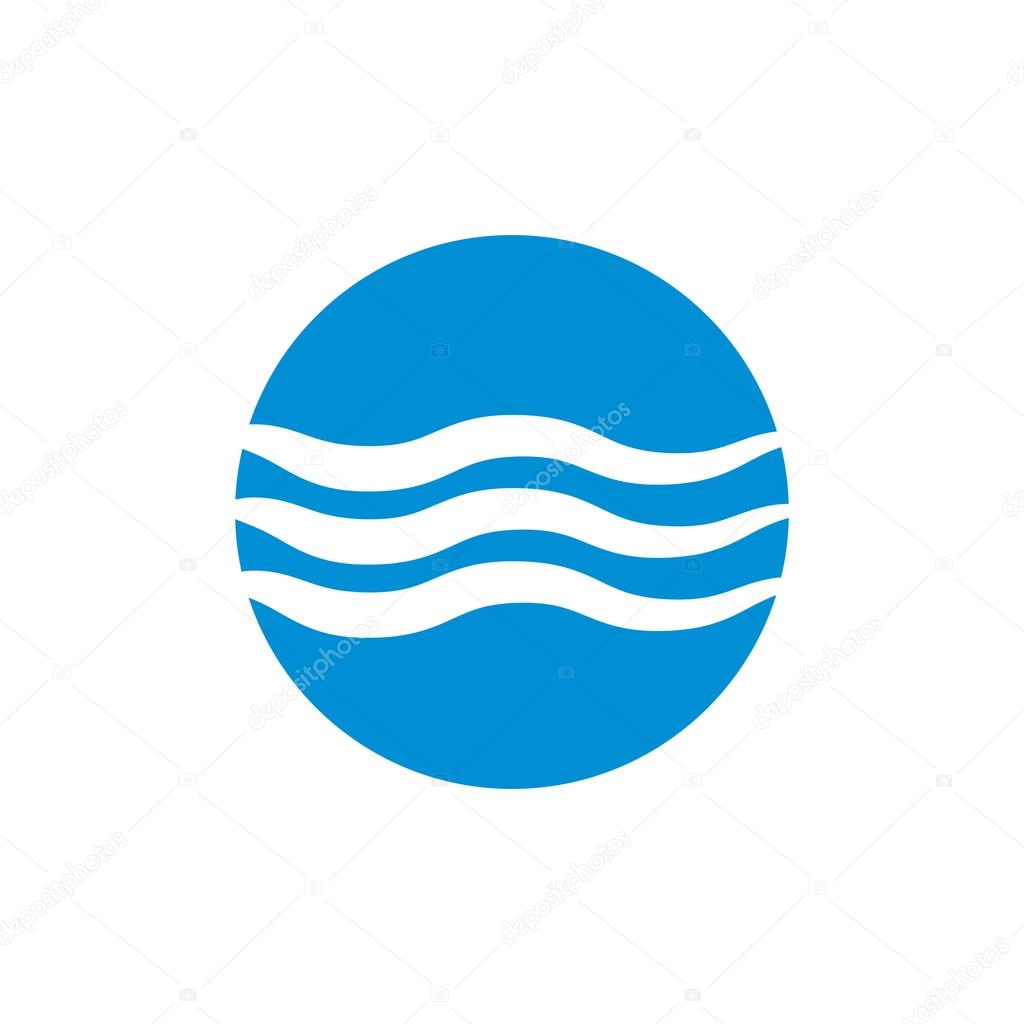 Wave water icon , abstract icon, vector symbol