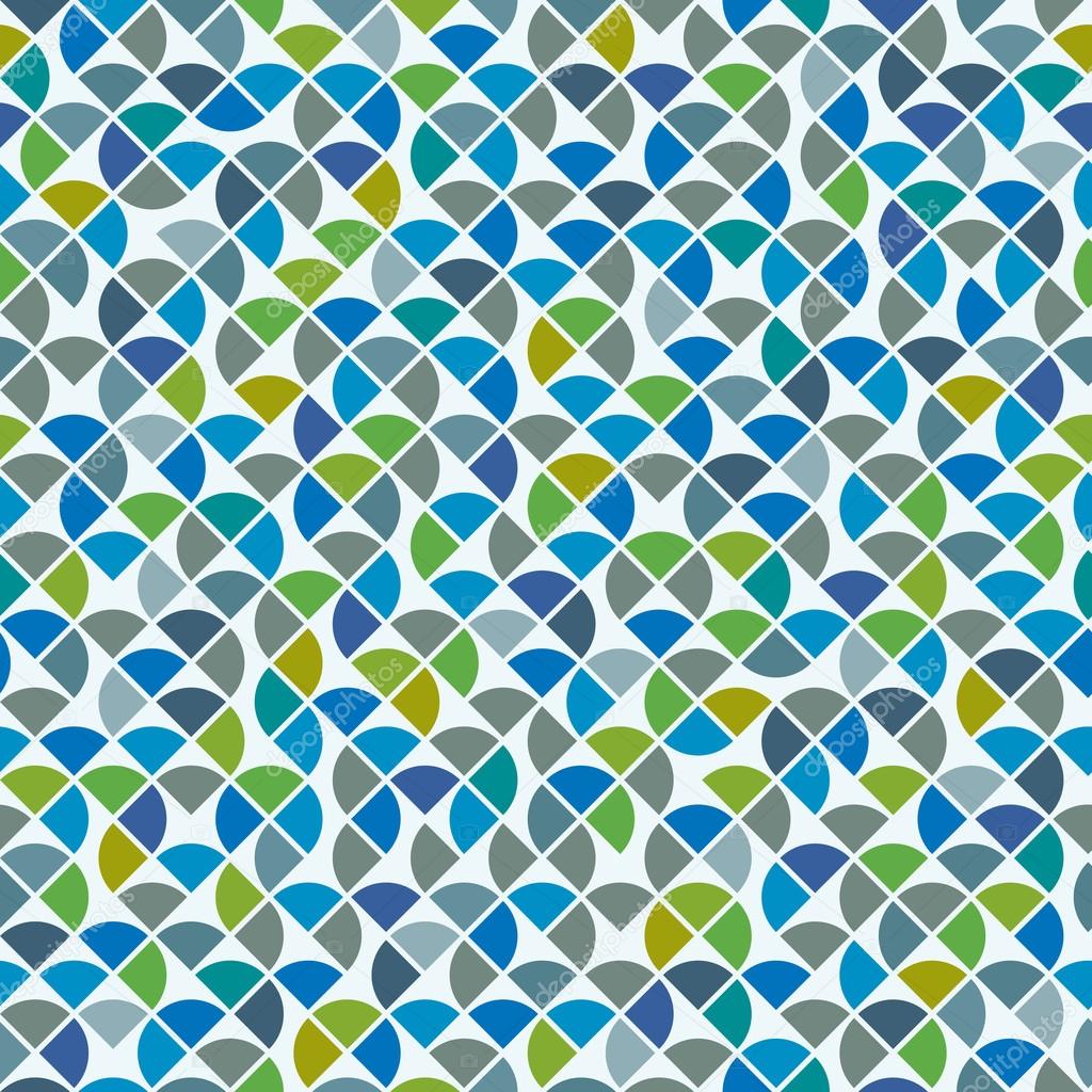 Abstract mosaic retro seamless pattern.