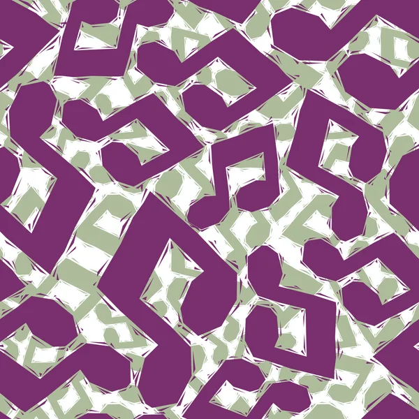 Violet notes de musique motif sans couture, géométrique contemporain st — Image vectorielle