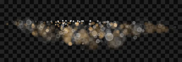 Ilustración Efecto Transparente Vectorial Luces Borrosas Brillantes Fondo Bokeh Abstracto — Archivo Imágenes Vectoriales