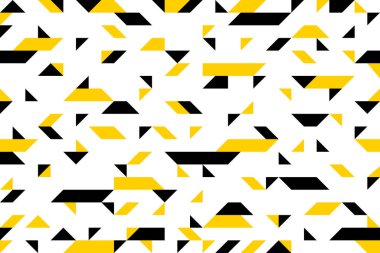 Kaotik soyut mozaik vektör dikişsiz arkaplan, geometrik fayans deseni, iç tasarım ögesi veya duvar kağıdı, ambalaj kağıdı veya web tasarımı.