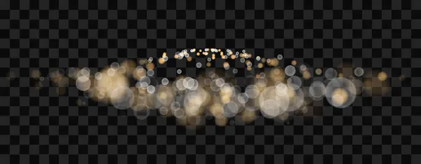 Яркий Размытый Свет Векторный Прозрачный Эффект Иллюстрации Абстрактный Боке Фон — стоковый вектор