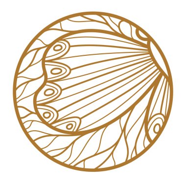 Yaprakların arasındaki güzel kelebek parfüm, moda veya kuaför logosu için doğal güzelliğin beyaz, zarif doğrusal grafik tasarımına izole edilmiş çiçek desenli doğrusal logo tasarımı şablonu.