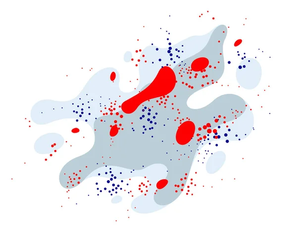 Fluides Formes Liquides Colorées Mouvement Vecteur Abstrait Élément Conception Graphique — Image vectorielle