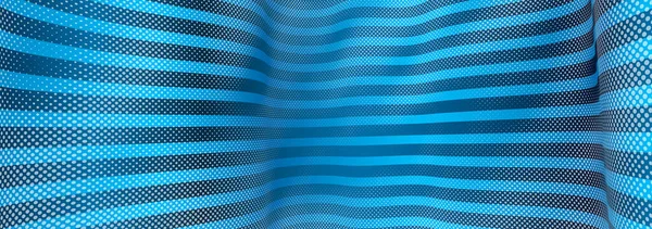 Абстрактный Синий Фон Точками Текстура Линии Векторный Дизайн Технология Тема — стоковый вектор