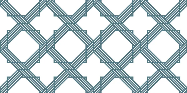 Решетчатая Геометрическая Бесшовная Схема Векторного Дизайна Модный Ретро Стиль Минимальная — стоковый вектор