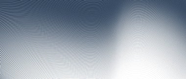 Doğrusal soyut arkaplan, tek renk siyah vektör tasarımı perspektif, eğri ve dalga çizgileri hareket halinde, pürüzsüz ve yumuşak arkaplan.