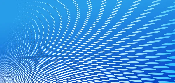 Blue Dots Perspective Vector Abstract Background Multimedia Internet Information Theme — Stockvektor