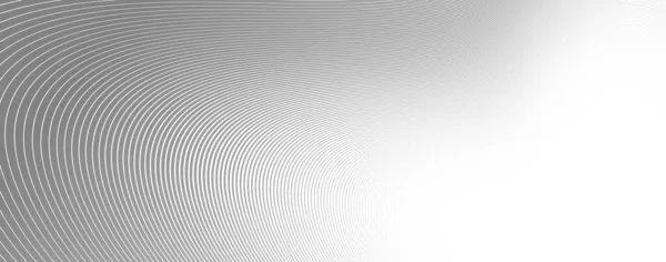 Hellgraue Linien Perspektivvektor Abstrakter Hintergrund Dynamisches Lineares Minimaldesign Wellenmuster Dimensionen — Stockvektor