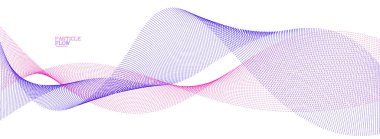 Pürüzsüz soyut arkaplan akışkan parçacık dizileri, ışık ve yumuşak vektör tasarımı, lüks stil illüstrasyon, hareket rüzgar etkisi.