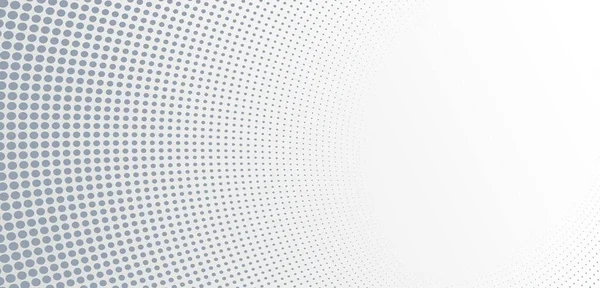 Grey Dots Perspective Vector Abstract Background Dotted Pattern Cool Design — Stock vektor