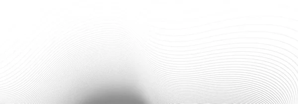 Linearer Abstrakter Hintergrund Vektordesign Linien Perspektive Kurven Und Wellenlinien Bewegung — Stockvektor