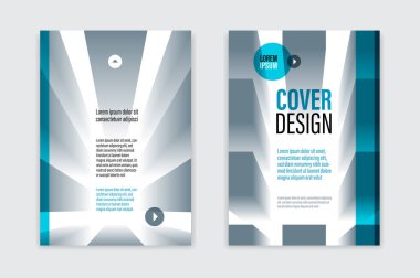 İş broşürü ofis yapı yapı vektörü şablonu, ön ve arka sayfalar, modern broşür veya yıllık rapor, kapak veya sunum A4 kurumsal trend biçimi.