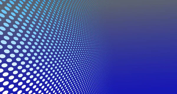 Parçacıklar Teknoloji Yarım Ton Büyük Veri Teması Arkaplanı Koyu Mavi — Stok Vektör