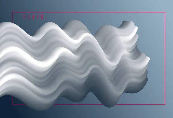 Fond Abstrait Vectoriel Couleur Dégradé Fluide Forme Dynamique Dimensionnelle Mouvement — Image vectorielle