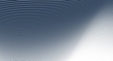 Doğrusal soyut arkaplan, tek renk siyah vektör tasarımı perspektif, eğri ve dalga çizgileri hareket halinde, pürüzsüz ve yumuşak arkaplan.
