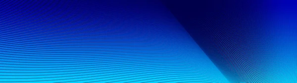3Dパースペクティブベクトル抽象的背景の青い線 動的線形最小設計 波線型パターンの寸法と動き — ストックベクタ