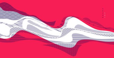 Doğa sanatı oryantal Japon tarzı vektör soyut arka plan kırmızı renklerde, su şekilleri ve dokuları gibi akışkan.