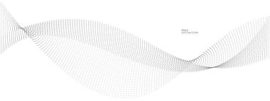 Açık gri soyut arkaplan, akışkan parçacıkların vektör dalgası, hareket halindeki kıvrımlı noktalar, teknoloji ve bilim teması, hava ve kolaylıkla fütüristik illüstrasyon.