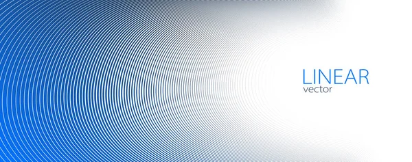 Linear Abstract Background Vector Design Lines Perspective Curve Wave Lines — Stock vektor