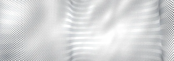 Fondo Monocromo Abstracto Con Textura Puntos Diseño Vectores Líneas Tema — Vector de stock