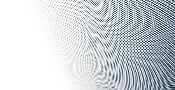 Grey Dots Perspective Vector Abstract Background Dotted Pattern Cool Design — Vettoriale Stock